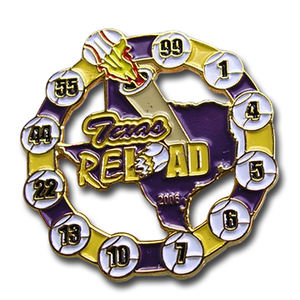 Pins et badges métalliques gravés en 3D personnalisés - Product Image 3