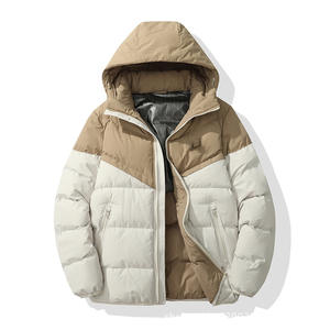 Chaqueta Bomber de Invierno para Hombre, Nueva, a la Moda, Resistente al Viento, Cómoda, Informal, Holgada, con Capucha Desmontable, Cierre Frontal OEM - Product Image 4