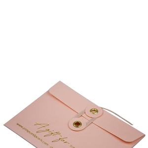 Enveloppe de mariage de luxe, papier cartonné blanc 300 g/m², impression de cartes de visite, enveloppe en papier avec bouton - Product Image 5