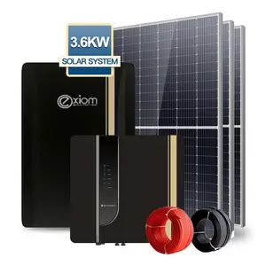 Generator tenaga surya 5kW 10KW, generator tenaga surya 3,6 kW 6000kW 10000Watt, sistem pemasangan tenaga surya atap datar
