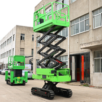 Dernière usine 6m 8m 10m 12m 14m plate-forme élévatrice d'échafaudage électrique pliable automotrice élévatrice à ciseaux de nivellement automatique