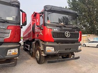 Camion benne basculante d'occasion Shacman X5000 6x4 Diesel Euro 5 à conduite à gauche pour le transport de matériaux de construction (sable et pierre)