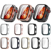Protection d'écran en verre trempé 2-en-1 et coque de protection pour Huawei Watch Fit 5 Pro, étui de protection pour montre intelligente en PC rigide