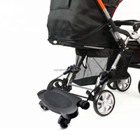 Vente chaude Pp Noir Debout Enfants Buggy Conseil Pour Poussette Enfants Buggy Roue Conseil Bébé Poussette Accessoires
