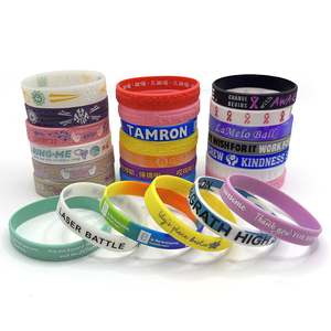 Pulsera Elástica de Silicona Personalizada con Mensaje o Logotipo, Sin Pedido Mínimo, Muestra Gratuita, OEM, Económica - Product Image 5