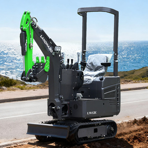 Landward Mini Máy xúc 1.<span class=keywords><strong>2</strong></span> tấn miễn phí vận chuyển bánh xích nhỏ máy xúc đa chức năng hộ gia đình Bagger với CE động cơ để bán - Product Image 2