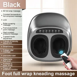 Machine de massage électrique pour les pieds et les mollets avec contrôleur portable 3 intensités pour détendre les jambes - Product Image 5