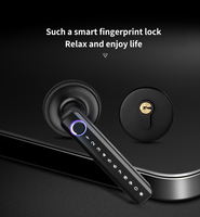 Cerradura Inteligente para Puerta con Huella Digital, Código RFID y Control por Aplicación Tuya TTlock, para Puertas de Acero, Ajustable, 50 Usuarios, Seguridad Grado C