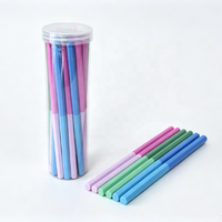 Pensil Kayu HB 7 Inci Dua Warna Ujung Berlapis FSC EN71 untuk Anak Sekolah Menulis Menggambar Paket Logo Kustom Pabrik OEM