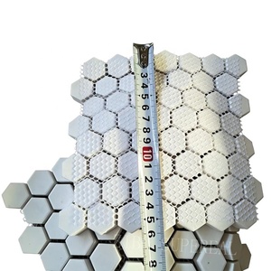 Carrelage hexagonal en <span class=keywords><strong>céramique</strong></span> d'alumine de qualité industrielle résistant à l'usure 92% alumine / 95% Al2O3 - Product Image 5