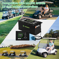 Kustomisasi Baterai Lithium untuk Kendaraan Golf Listrik Kecepatan Rendah 36v 48v 72v 105Ah 120Ah 150Ah 200Ah Baterai LiFePO4 LFP OEM