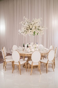 Fábrica Preço Comercial Outdoor Furniture Stainless Steel + Leather Metal Stacking Hotel Wedding Banquet Chair - Product Image 3