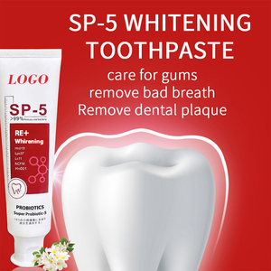 <span class=keywords><strong>Dentifrice</strong></span> blanchissant Sp5 Fresh Breath <span class=keywords><strong>Rapid</strong></span> <span class=keywords><strong>White</strong></span> Deep Cleaning Mint avec probiotiques pour les dents sensibles - Product Image 4