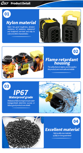 2웨이 암형 하우징 점화 코일 커넥터 피그테일 하네스 플러그 와이어 하네스 49093-0211 - Product Image 4