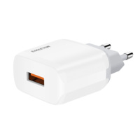 Chargeur rapide USB QC3.0, prise EU, adaptateur de chargeur mural portable pour téléphone, idéal pour les voyages