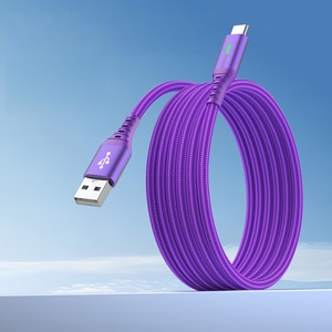Cable <span class=keywords><strong>de</strong></span> Carga Rápida <span class=keywords><strong>Tipo</strong></span>-C <span class=keywords><strong>de</strong></span> Nailon 5A PD100W con Conductor <span class=keywords><strong>de</strong></span> Cobre Puro y Blindaje Trenzado <span class=keywords><strong>para</strong></span> Transferencia <span class=keywords><strong>de</strong></span> Datos <span class=keywords><strong>de</strong></span> Alta Velocidad - Product Image 1