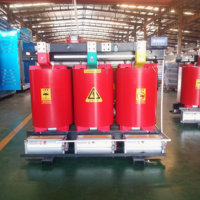 Transformateur ETP à noyau d'air triphasé pour systèmes d'alimentation industriels, réseaux d'énergie renouvelable, réacteur de type sec, limitation de courant, IP54