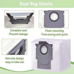 Pièces détachées pour aspirateur robot <span class=keywords><strong>Xiaomi</strong></span> <span class=keywords><strong>Roborock</strong></span> Q7 Max Q7 Max + T8 Accessoires brosse latérale principale filtre Hepa chiffon vadrouille - Product Image 5