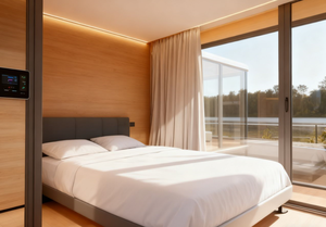 Maison préfabriquée modulaire en bois multifonctionnelle, <span class=keywords><strong>studio</strong></span>/maison d'hôtes de jardin, intérieur moderne |   Salon - Product Image 4