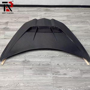 Para <span class=keywords><strong>Chevrolet</strong></span> Corvette <span class=keywords><strong>C8</strong></span> Kit de carrocería actualizado ZR1 estilo pequeña apertura capó de fibra de carbono húmedo instalación perfecta - Product Image 3