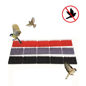 Piques <span class=keywords><strong>anti</strong></span>-oiseaux et <span class=keywords><strong>anti</strong></span>-chats, 12 pièces/paquet, piques répulsives en plastique pour oiseaux, pigeons, chiens, pour clôture, mur, fenêtre, dissuasion des animaux - Product Image 4