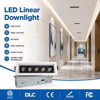 Lámpara de Techo LED Lineal Empotrada de Aluminio de 5W con Múltiples Cabezales, Popular para Interiores