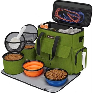 Échantillon Gratuit : Sac de Rangement Personnalisé pour Friandises et Aliments pour Animaux, Sac de Voyage pour Dressage Canin, Ensemble de Trois Pièces pour Emballage d'Aliments pour Animaux - Product Image 1