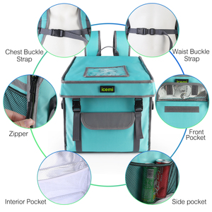 Bolsa refrigeradora <span class=keywords><strong>de</strong></span> entrega <span class=keywords><strong>de</strong></span> alimentos <span class=keywords><strong>térmica</strong></span> aislada grande personalizada <span class=keywords><strong>de</strong></span> fábrica con logotipo <span class=keywords><strong>de</strong></span> patrón <span class=keywords><strong>de</strong></span> letras para bicicleta motocicleta bicicleta - Product Image 2