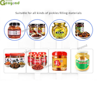 Ligne d'étiquetage de capsulage de remplissage de bocal de bouteille en plastique de marinade d'olive marinée entièrement automatique de haute qualité