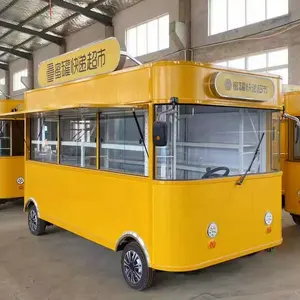 Elektrische Food Truck Voedsel Stand Voedsel Winkelwagen