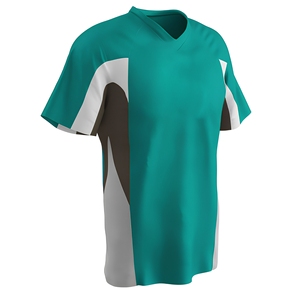 Vêtements de sport personnalisés de haute qualité 100% polyester respirant à séchage rapide pour baseball et softball, sans manches, col en V, sublimation OEM - Product Image 2