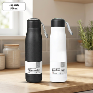 Bouteille d'eau isotherme en acier inoxydable de 360 ml avec affichage de la température intelligent, maintien au chaud de 12 à 24 heures, portable et anti-fuite - Product Image 4