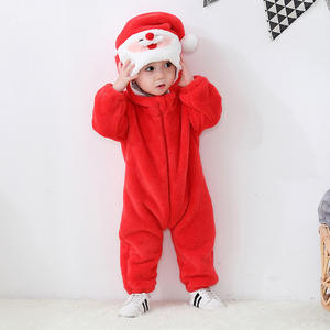 TONWHAR OEM ODM personalizado niños <span class=keywords><strong>Santa</strong></span> <span class=keywords><strong>Claus</strong></span> disfraces de peluche bebé mamelucos Animal disfraz para niños - Product Image 5