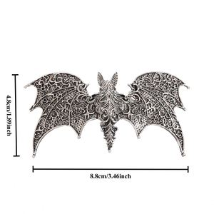 Viking Retro Dragon Skull Alloy Resin Hair <b>Clip</b> for Women's Updo Gothic Norwegian Style Party Accessories - Product Image 2