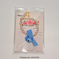 Collier pour animaux de compagnie, collier de perles pour chat et chien, nœud, grand, haut de gamme, coloré, exquis, accessoires en plastique, fournitures pour animaux de compagnie avec fermoir à homard