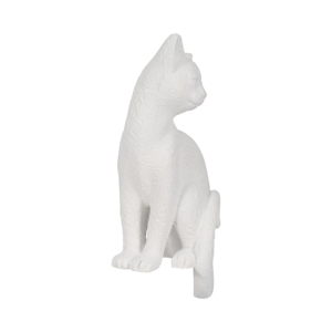 Statuetta di gattino in resina con coda appesa, ornamento fantasioso per la decorazione della casa, del bagno, dell'ufficio, del soggiorno - Product Image 3