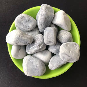 Cailloux blancs noirs <span class=keywords><strong>de</strong></span> taille uniforme pour le prix en vrac décoratif <span class=keywords><strong>de</strong></span> couverture du sol - Product Image 6