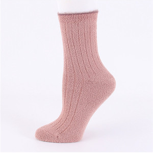 Women Solid Color Winter Thick <strong>Warm</strong> Indoor Floor Wool Touch SoftT <strong>Fuzzy</strong> <strong>Socks</strong> Women - Product Image 5