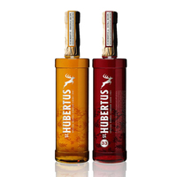 Vente en gros de bouteilles en verre pour spiritueux de vodka, de whisky, de gin, de rhum et de liqueur, avec décalcomanie personnalisée, 250 ml, 500 ml, 700 ml, 750 ml, avec bouchon à vis