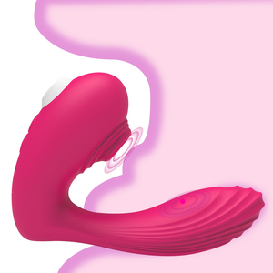 เครื่องกระตุ้นจุดจีและคลิตอริสแบบดูด 2-in-1 แบบชาร์จได้  ทำจากซิลิโคนทางการแพทย์ ปลอดสารลาเท็กซ์ กันน้ำ - Product Image 4