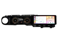 Reproductor Estéreo para Auto con Doble Pantalla de 12.3 Pulgadas y Android 13 para JEEP Wrangler JL y Jeep Gladiator 2018-2021 con Panel Digital y Navegación GPS