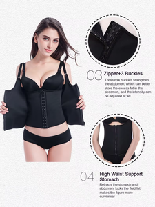 Vendita calda Colombianas corsetto Shaper corpo Shaper canotta sottile in lattice gilet modellante <span class=keywords><strong>per</strong></span> donna - Product Image 5