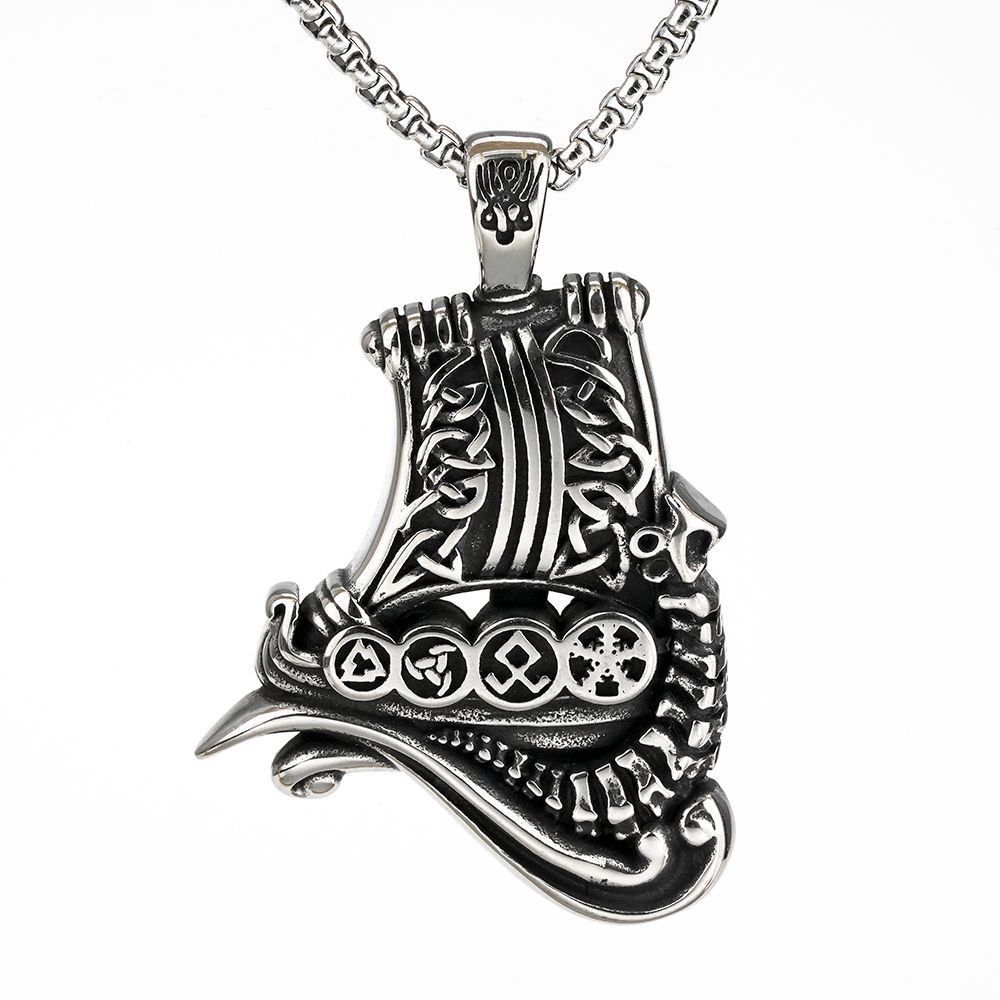 01318 Couleur Acier - Pendentif Simple