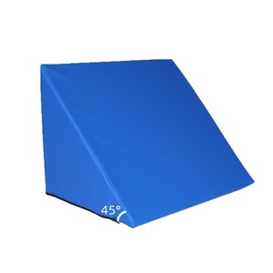 Coussin triangulaire de soutien à 45 degrés pour la rééducation et l'utilisation au lit - Product Image 1