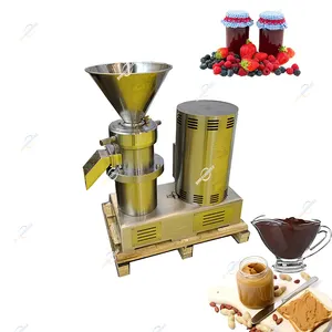 Molinillo pequeño comercial Molinillo de nueces Molino coloidal Pasta de maní Máquina de producción de procesamiento de mantequilla