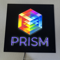 Panneau d'affichage en acrylique avec logo lumineux 3d Led Frontlit et rétro-éclairé Lettre Panneau d'affichage électronique pour entreprise