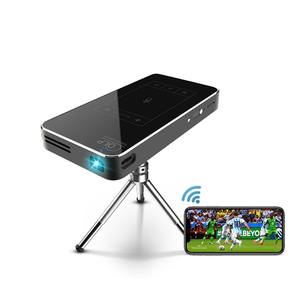 Projecteur de poche ultra hort throw HD petit projecteur de cinéma extérieur sans fil smart digital TV auto focus lumens projecteurs avec batterie - Product Image 1