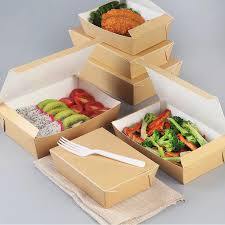 Cajas de Papel Kraft para Comida para Llevar, Cajas de Embalaje Desechables Personalizadas, Cajas para Pollo Frito, Cajas de Papel Antigrasa para Aperitivos y Barbacoa - Product Image 4