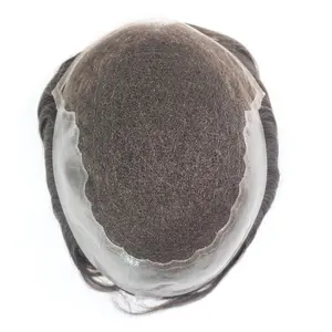 Di piccola Dimensione 100% Umani Indiani di Remy Toupee Degli Uomini dei <span class=keywords><strong>capelli</strong></span> Sistema di - Product Image 1
