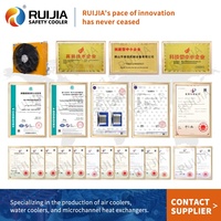 Fabricante de Guangdong, Intercambiador de Calor de Aceite Hidráulico para Máquina de Briquetas AH2431T, Radiador con Ventilador de Alta Velocidad de 24V CC